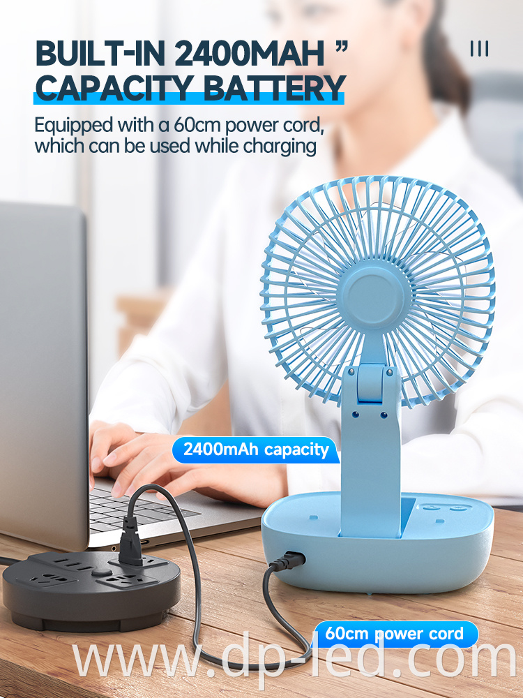 Table Foldable Standing Fan